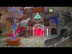 157 vierkante speeltuin Indoor speeltuin uitrusting Schitterende speeltuin met balput