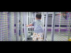 100 kg - 500 kg Capaciteit Indoor Ninja Playground Veiligheid Playground Indoor Equipment For Training