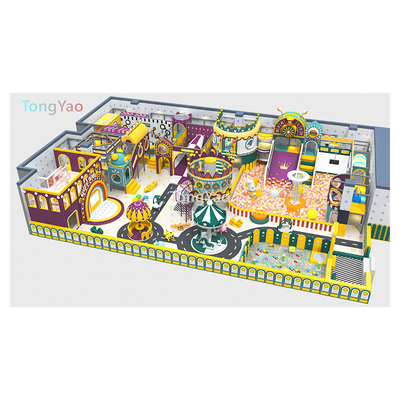 Mua Thiết bị sân chơi trong nhà cho trẻ nhỏ 500 mét vuông Công viên chơi trong nhà thương mại online manufacture