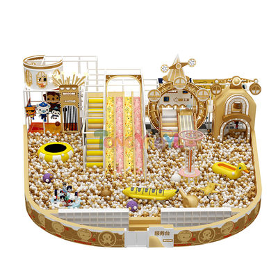 Bom preço Área de Jogos Indoor de 200 quadrados Área de Jogos Indoor de Ouro Com Deslizamento on-line
