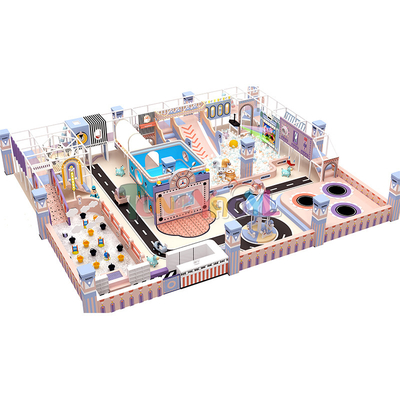 Buy Unisex Indoor Playground Equipment 280 Squares Trampoline Park Indoor Playground online manufacture