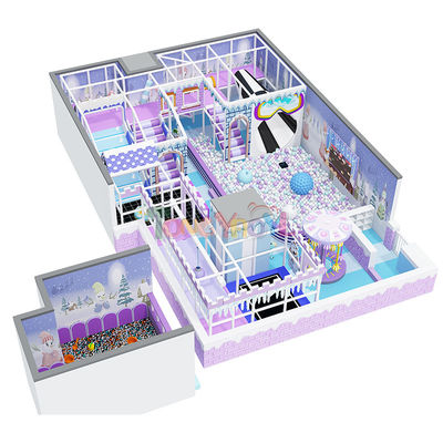 Good price Indoor Playground Equipment Fantastic Purple Playground With Ball Pit online