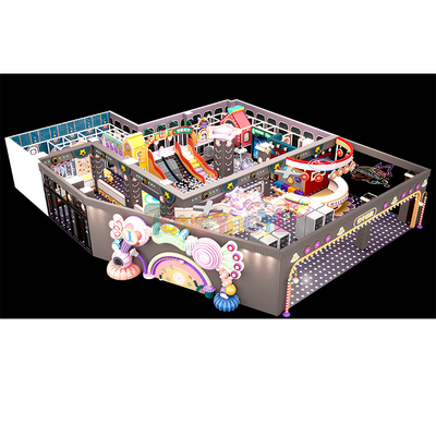 kopen 240 Squares Candy Theme Indoor Playground ODM Indoor Playground Meubels Unisex online manufacture