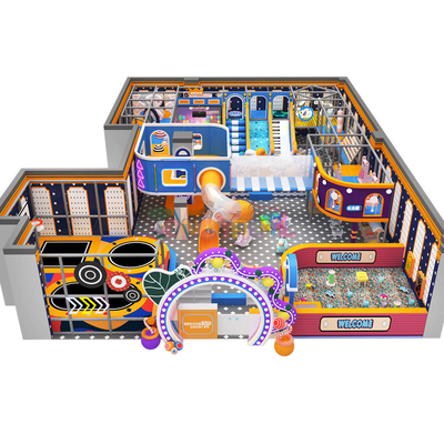 Buy Childrens Indoor Playground Equipment 100 Squares Indoor Commercial Playground Equipment online manufacture