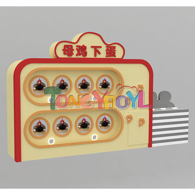 comprar 0.3W Equipo de juego suave Divertido Juguetes de patio interior Simulan las gallinas de granja ponen huevos online manufacture