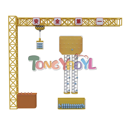 Beli Keamanan Anak-anak Indoor Menarik tahan lama Derrick Tower Peralatan Soft Play Untuk Mal Perbelanjaan online manufacture