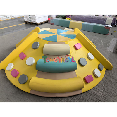 Beli Yellow Soft Play Climbing Set Unisex Climbing Foam Play Set ODM Untuk Mall online manufacture