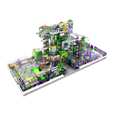 kopen Plastic trampoline park zacht speel Ninja grote indoor speelapparatuur hoogbouw online manufacture