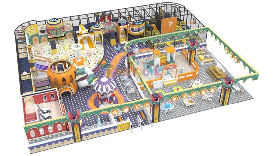 Good price 400 Squares Indoor Playground Equipment Multi Functional Adventure Park Indoor Playground online