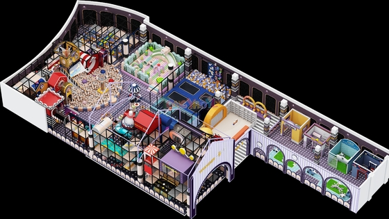 kaufen Multifunktionale Innen-Spielplatz-Ausrüstung 810 Squares Einkaufszentrum Spielplatz-Ausrüstung online manufacture
