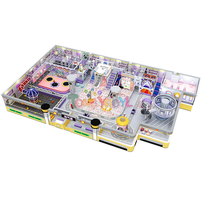 acheter 460 carrés Terrain de jeux interactif intérieur Labyrinthe de jeux coloré online manufacture