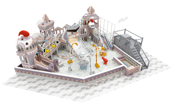 kopen 165 Squares Indoor Playground Equipment Poker Themed Indoor Playground Ball Pit online manufacture