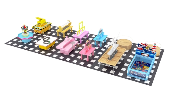 kopen Gepersonaliseerde kleur Kinderen Indoor Playground Puzzle Game Playground Set Indoor Met Block Table online manufacture