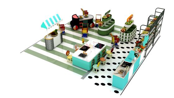 Goede prijs Supermarkt Role Play House CE goedgekeurd Indoor Kinderen speeltuin apparatuur online