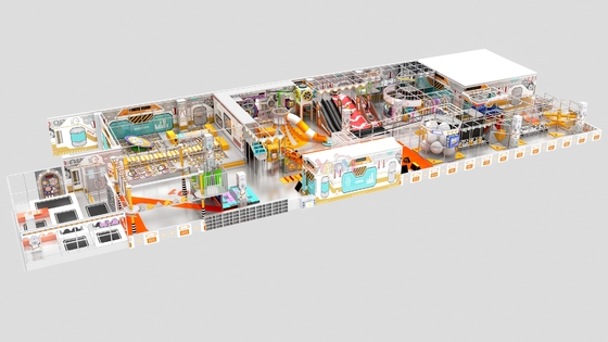 kopen 1000 Squares Indoor Play Center Speelplaats Hoog Onderwijs Kinderen Indoor Amusement Park ODM online manufacture