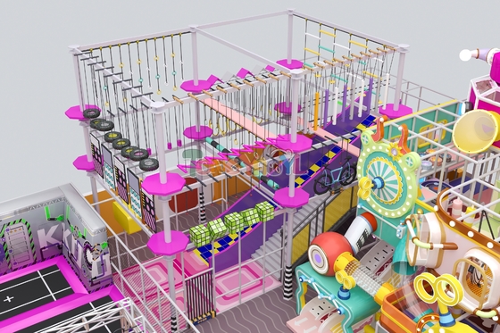 kopen Persoonlijke Ninja Indoor Playground 100 - 500kg Capaciteit Ninja Warrior Indoor Playground online manufacture