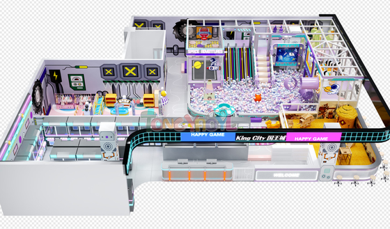 comprar Espacio Temática Niños Jardín de juegos interior Equipo de seguridad Juego suave Jardín de juegos interior Para centro comercial online manufacture