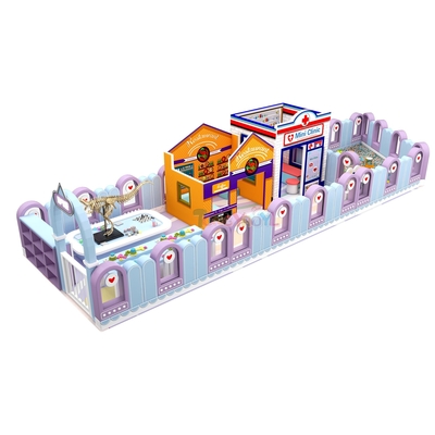 Mua Thiết bị sân chơi trong nhà tùy chỉnh Chủ đề độc đáo sân chơi trampoline trong nhà với slide online manufacture