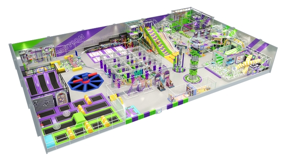 kopen 100 kg - 500 kg Capaciteit Indoor Ninja Playground Veiligheid Playground Indoor Equipment For Training online manufacture