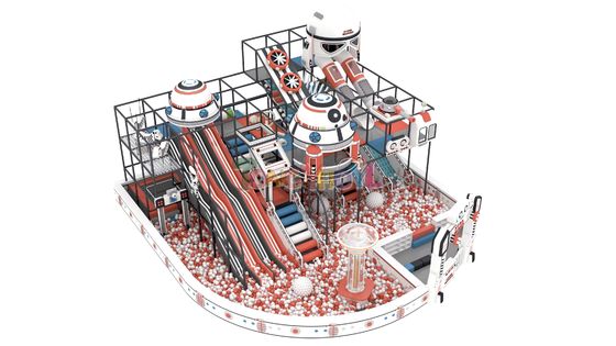 Giá tốt. Trẻ em sân chơi trong nhà khổng lồ Red Ball Pit And Slide Công viên giải trí thương mại trực tuyến