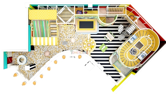 kopen Vermaakparken in de binnenruimte Speelplaatsapparatuur Unisex Interieur Speelplaatsapparatuur CE online manufacture