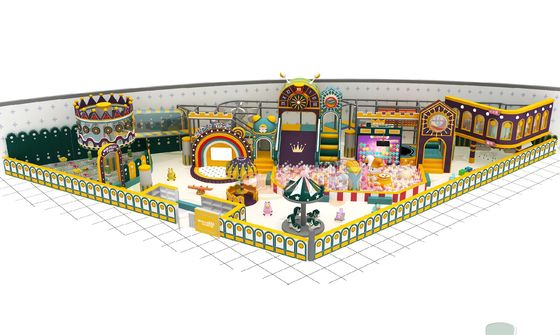 Goede prijs Gepersonaliseerde thema bal zwembad glijbaan Kinderen Indoor speeltuin Zachte pretpark online