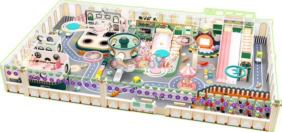 Buen precio Mundo Divertido y Colorido Entretenimiento Parque de juegos de interior Seguro y suave en línea