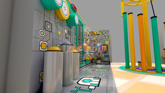 Guter Preis Ninja-Indoor-Spielplatz für 15-200 Passagiere, hochwertige Spielgeräte in kommerzieller Ausführung Online