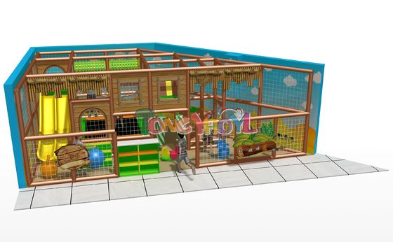 Good price Forest Themed Indoor Playground  Safe Nature Play Equipment For Kids' Physical And Cognitive Growth online