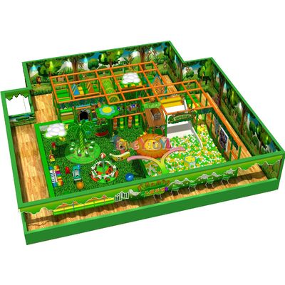 Good price Forest Themed Indoor Playground  Physical And Cognitive Development Equipment For Kids online