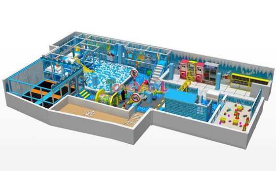 Harga yang bagus Taman Bermain Dalam Ruangan Snow World  Peralatan Bermain Bertema Arktik yang Menyenangkan Untuk Anak-Anak Aktif on line