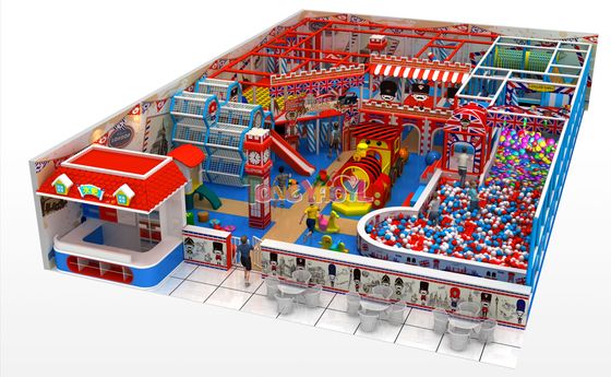 Harga yang bagus Taman bermain interaktif lucu untuk anak-anak lengkap dengan bola pit dan slide on line