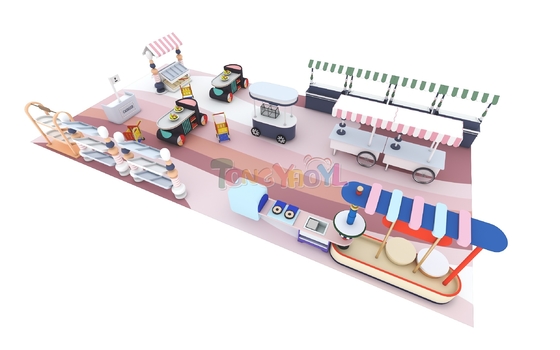Goede prijs Kinderen Rolspelhuis Customized Indoor Games Park Unisex Rijk aan inhoud en thema's online