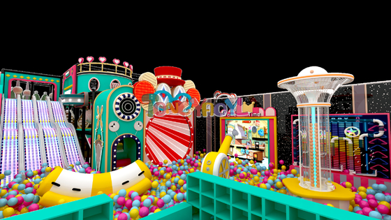 Innovatives, anpassbares Indoor-Spielplatz-Equipment für die körperlichen und kognitiven Fähigkeiten von Kindern