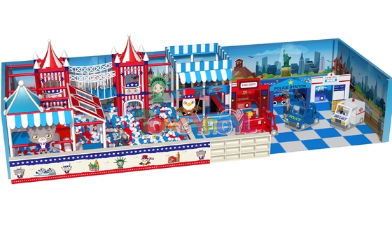 New York Style Indoor Playground Equipment For Children S Physical And Cognitive Development