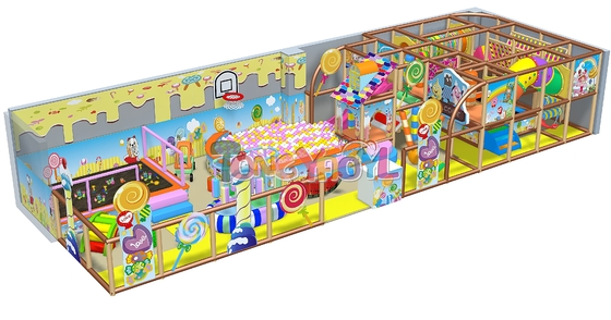Goede prijs Candy Theme Indoor Playground Equipment For Children S Fysieke en cognitieve ontwikkeling Verbetering van motoriek en verbeelding online