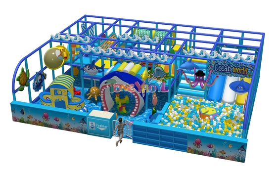 Goede prijs Gepersonaliseerde en veilige speeloplossingen voor kinderen met Ocean World Custom Indoor Playground Equipment online