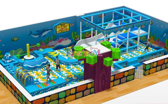 Sea World Indoor Playground Safe And Interactive Marine Themed Development Equipment