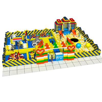 Good price 150㎡ Building Block Castle Park Indoor Playground for Kids online