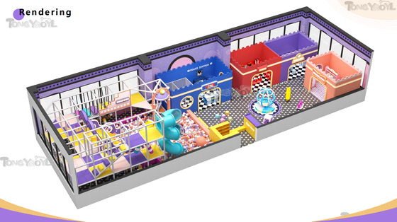 Goede prijs Op maat gemaakte indoor speeltoestellen, veilige zachte speelvoorzieningen voor kinderpretparken online