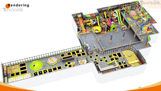 Calidad Custom Theme Indoor Playground | Multi-function Play Sports Hall | Size & Color Customizable fábrica